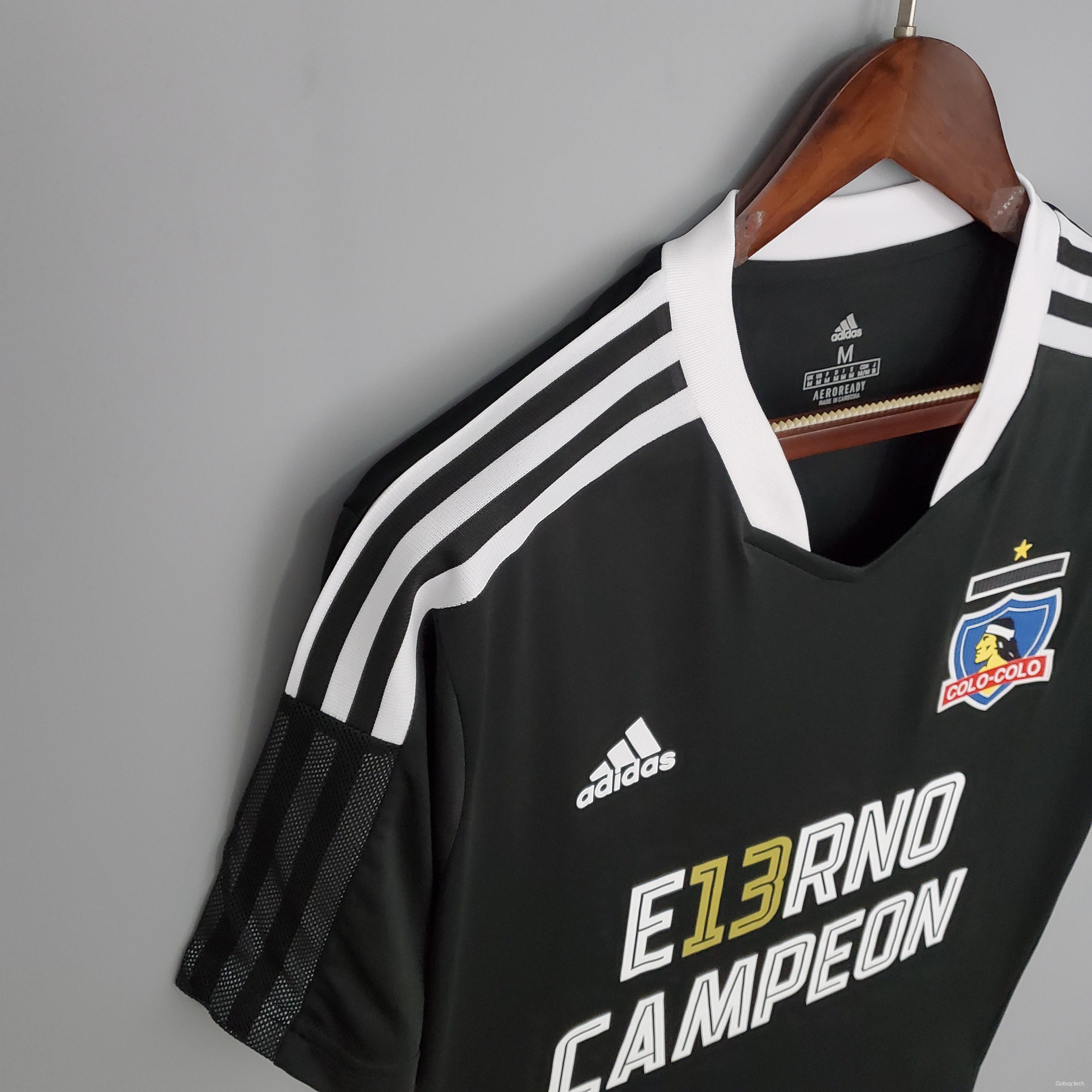 colo colo 13 times champion edition black Soccer Jersey