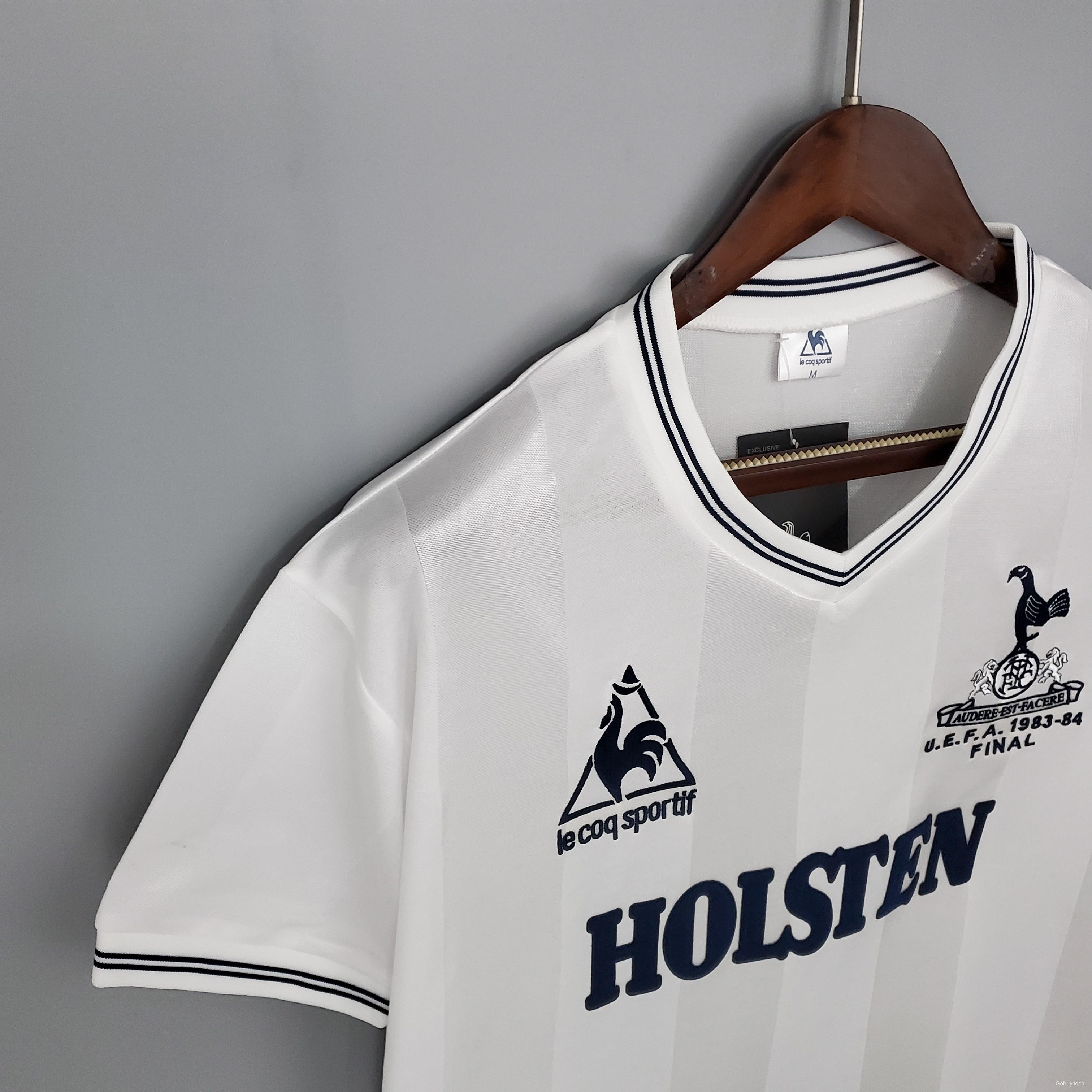 Retro 83/84 Tottenham home Soccer Jersey