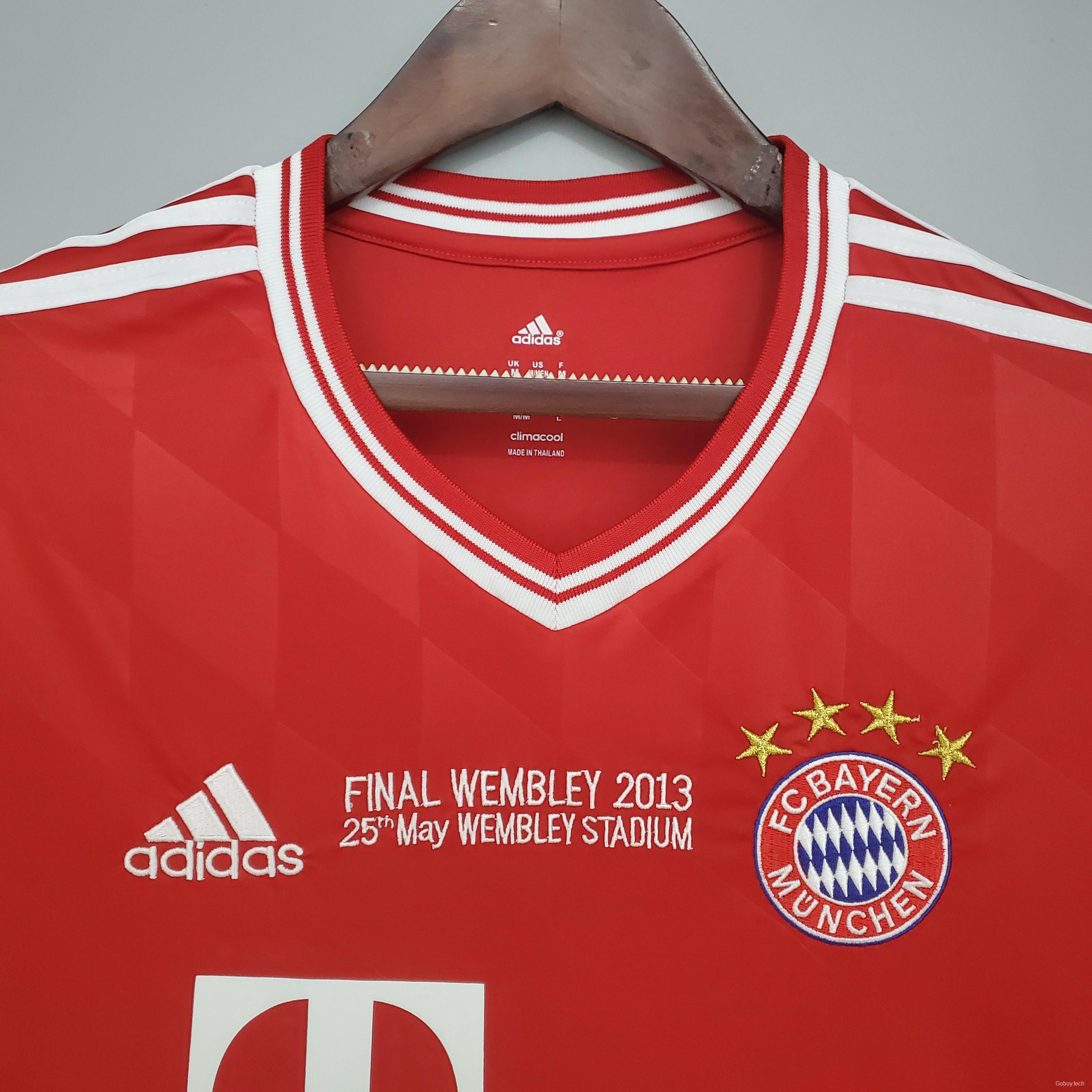 Retro Bayern Munich 12/13 Champions League home Soccer Jersey