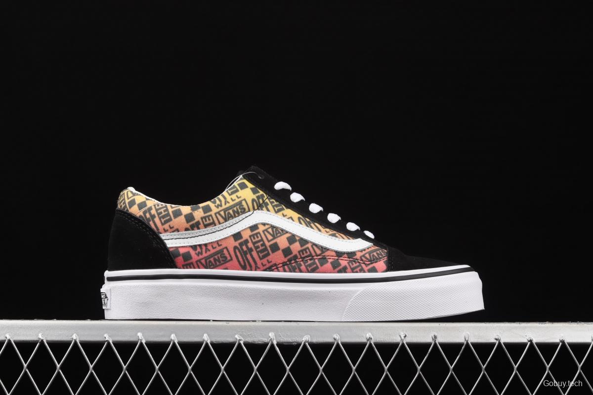 Vans Old Skool gradient color matching series low-top casual board shoes VN0A4U3B2N5