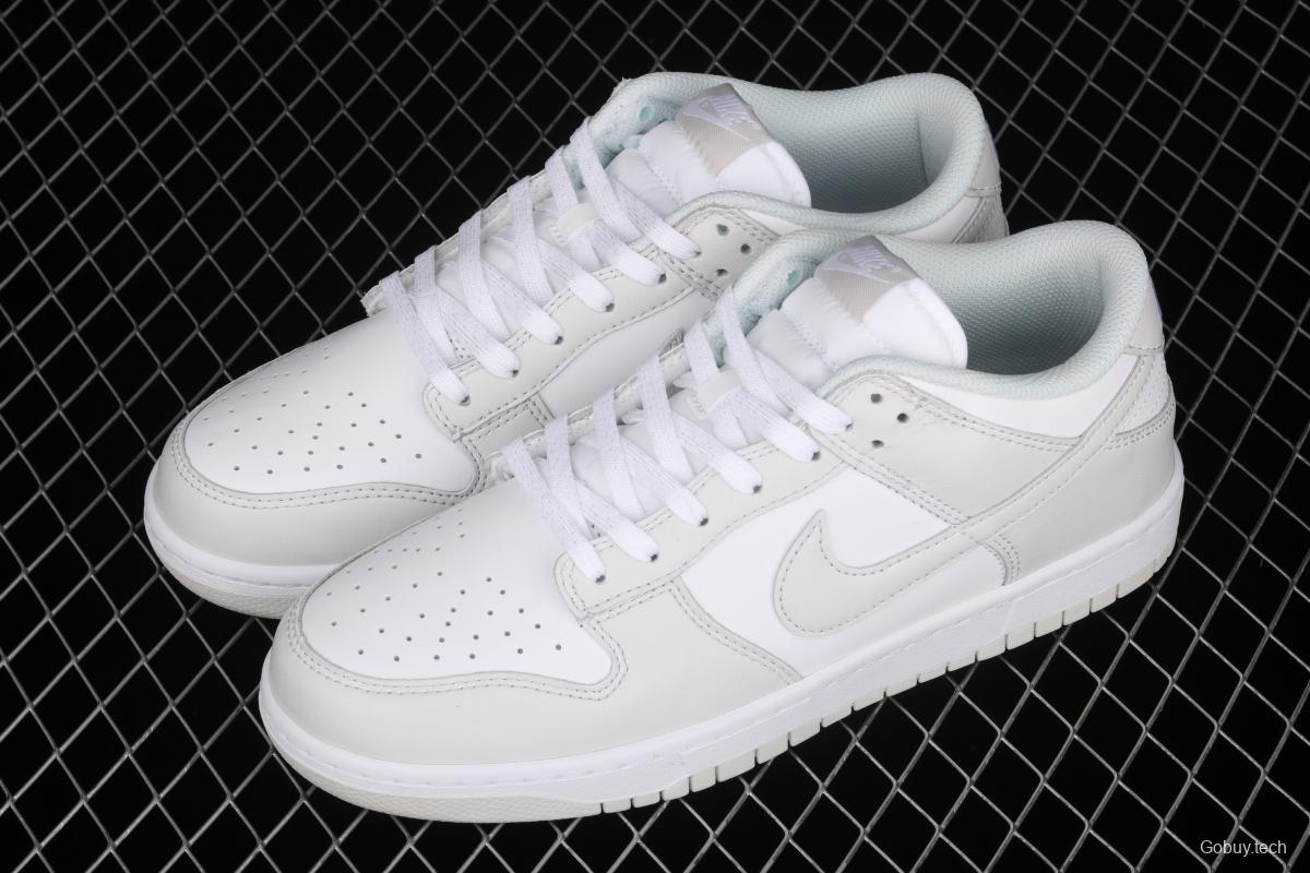 NIKE SB DUNK Low dunk series white light gray color matching low-side leisure sports skateboard shoes DD1503-103