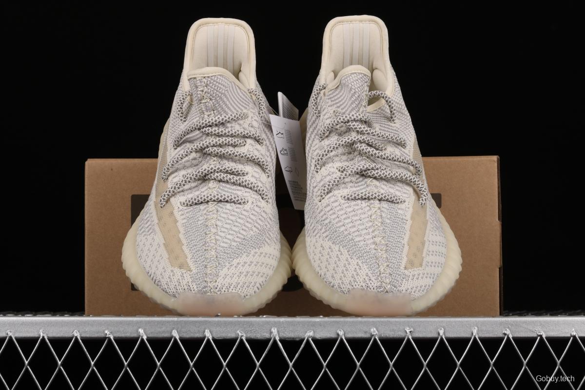 Adidas Yeezy 350 Boost V2 FU9161 Darth Coconut 350 second generation beard white hollowed-out angel color