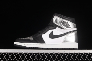 Air Jordan 1 High OG Wmns Silver Toe metal black silver silver toe CD0461-001