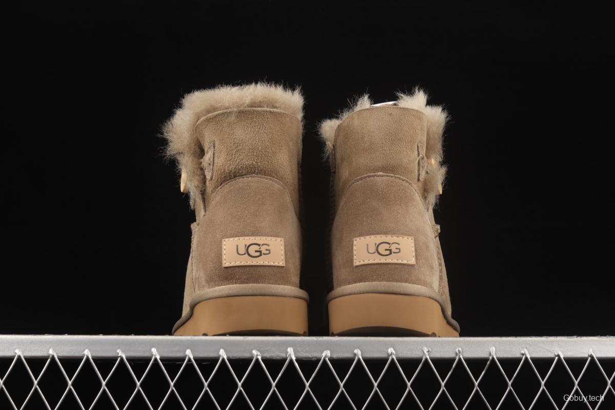 UGG Mini Bailey Button II wooden buckle help outdoor snow boots 1016422