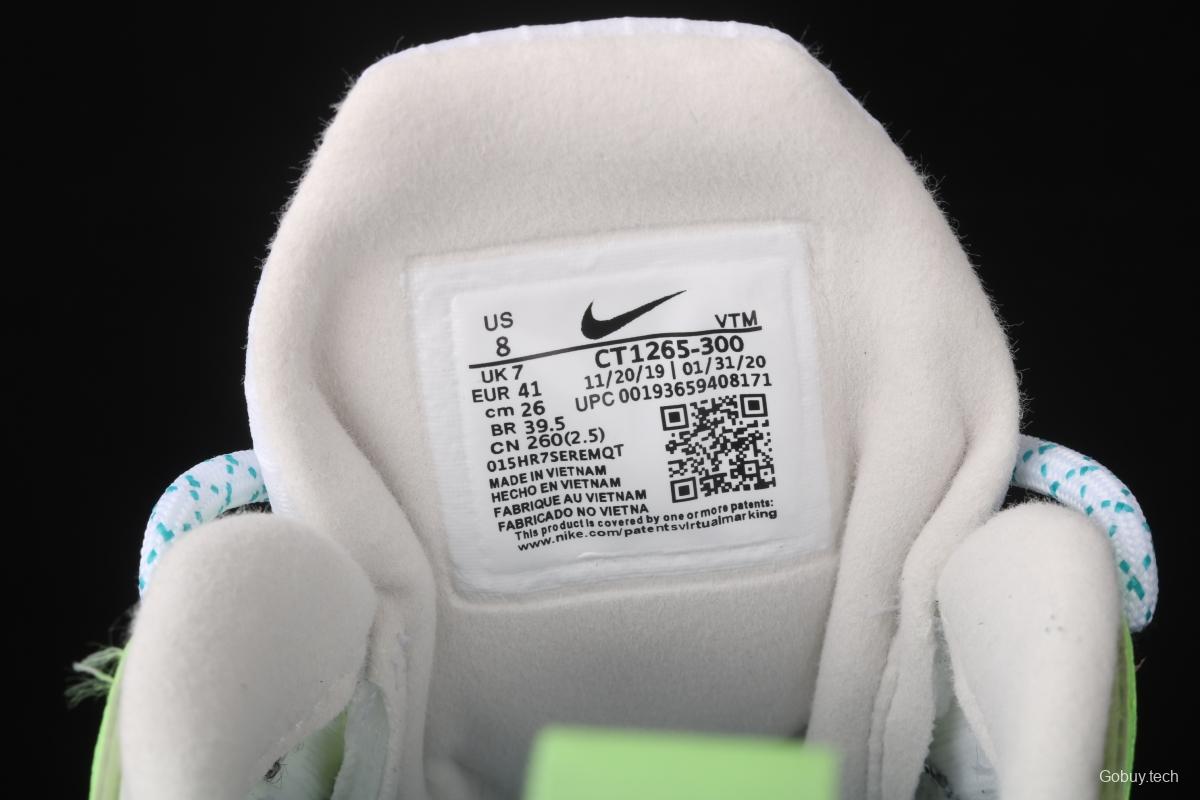 NIKE Air Max 270React new high-frequency mesh hollowing out function half-palm air cushion running shoes CT1265-300