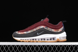 NIKE Air Max 97 brown color matching bullet air cushion running shoes DC3494-993