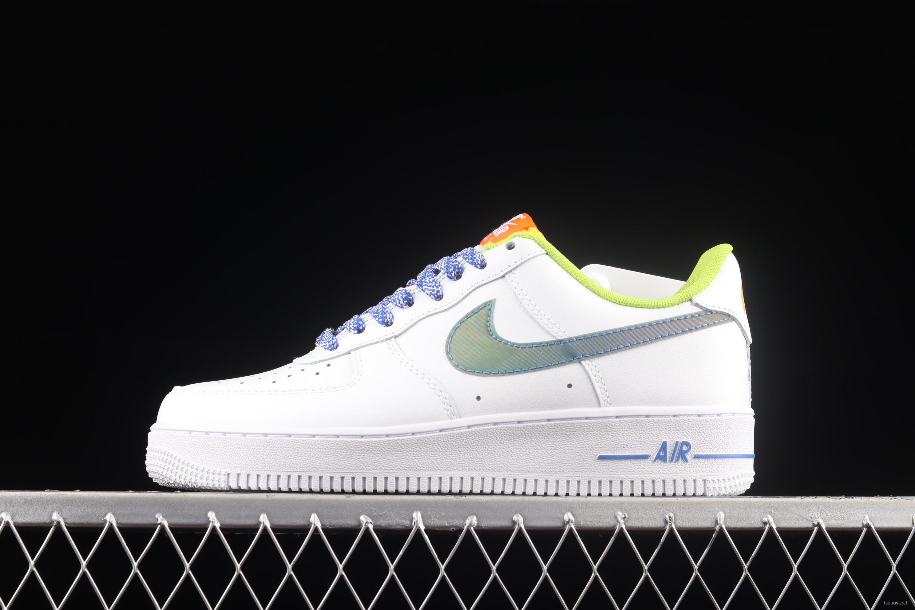 NIKE Air Force 11607 Low 3D colorful hook low-top casual board shoes DQ7767-100