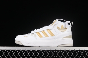 Adidas Post UP H00220 Darth clover middle top casual basketball shoes