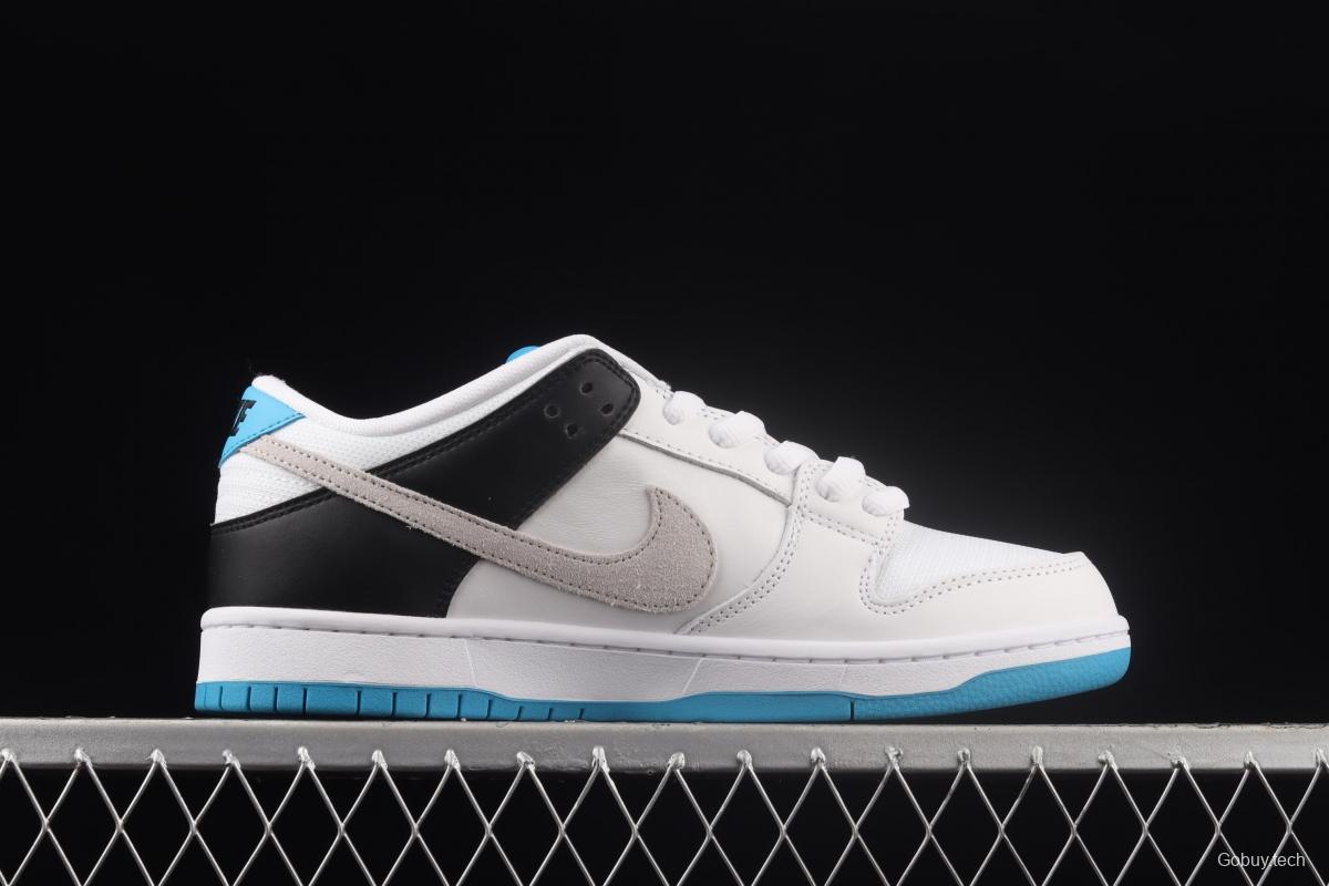 NIKE SB DUNK Low Prm laser blue color SB buckle rebound fashion casual board shoes BQ6817-101