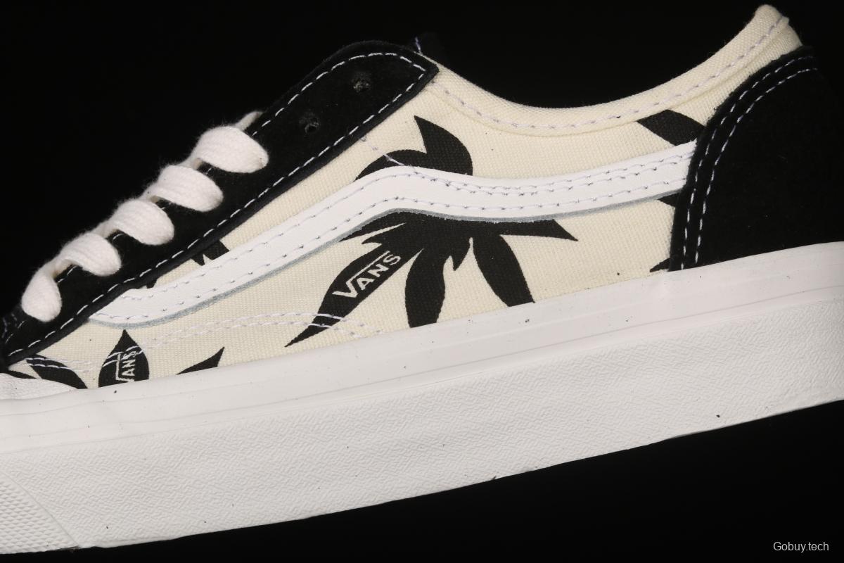 Vans Style 36 Cecon SF PEACEMINUSONE Baotou killer whale white print black maple leaf low-top board shoes VN0A3MVLK0A