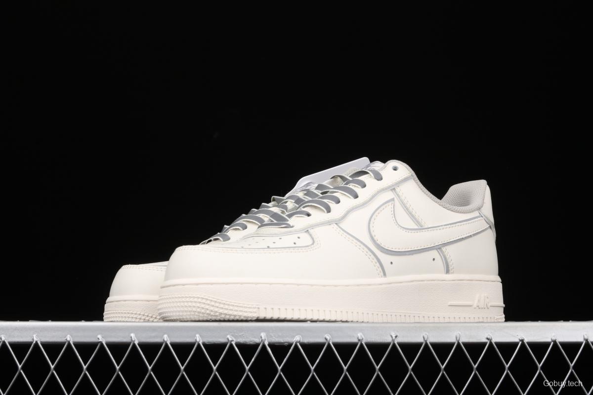 NIKE Air Force 1 Low 3M reflective low-top casual board shoes BD3654-506