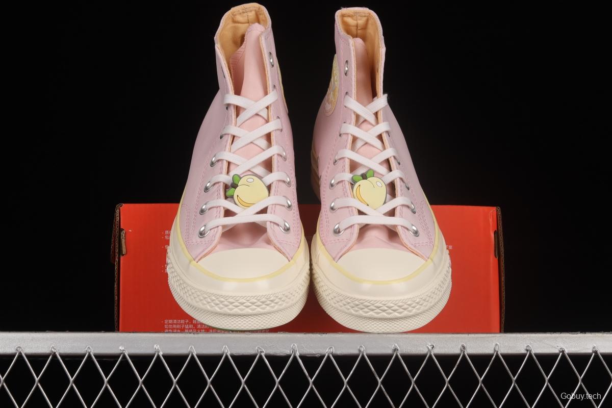 Converse Chuck 70 Hi Fruit Platter Peach Powder High Top Casual Shoes A02295C