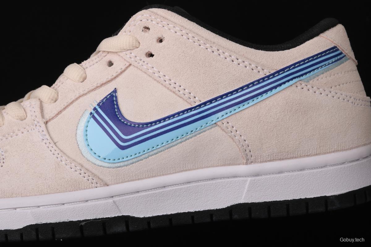 NIKE DUNK SB Low Pro road travel blue hook white blue low-top men's casual board shoes CT6688-200