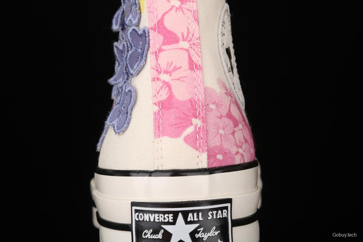 Converse 1970S Flower Series High Top Leisure Board shoes 570580C