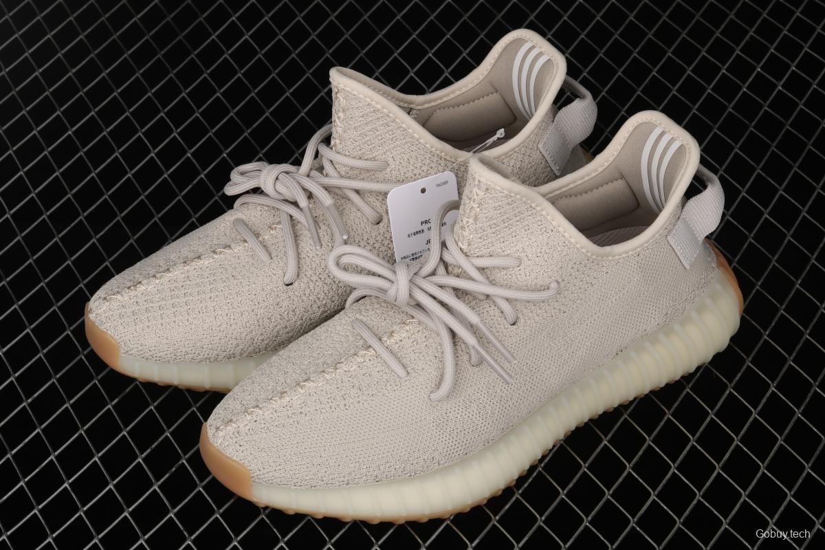 Adidas Yeezy 350V2 Boost Basf Sesame F99710 Darth Coconut 350 second generation ground gray BASF Boost original