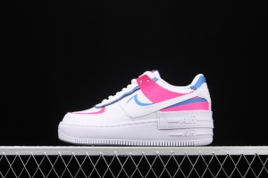 NIKE Air Force 1 ShAdidasow light weight heightened low-top board shoes CU3012-111,