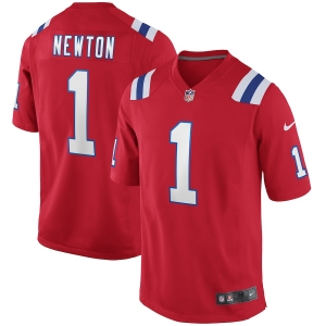 Men's Cam Newton Red Alternate Player Limited Team Jersey