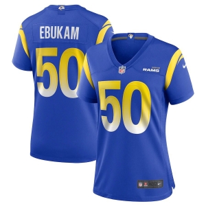 Women's Samson Ebukam Royal Player Limited Team Jersey