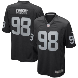 Men's Maxx Crosby Black Player Limited Team Jersey