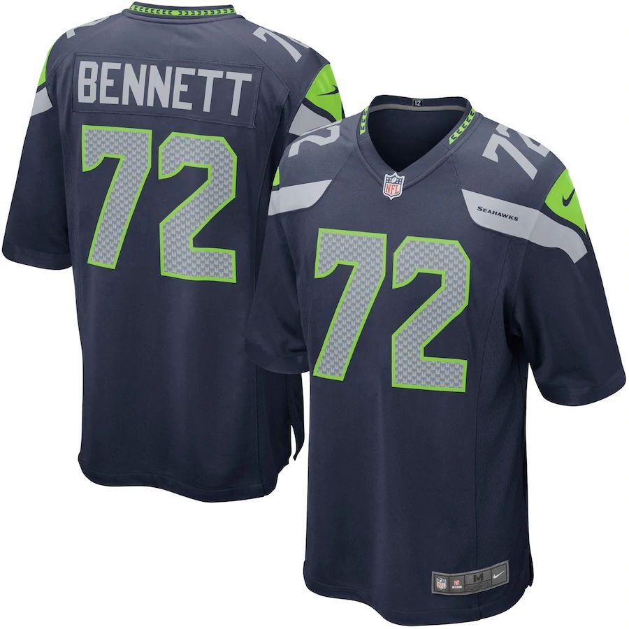 Youth Michael Bennett Navy Blue Player Limited Team Jersey