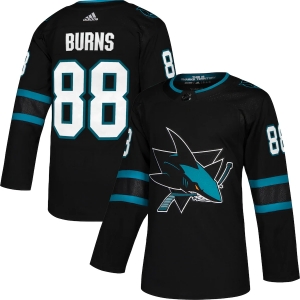 Men's Brent Burns Black Alternate Player Team Jersey