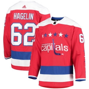 Men's Carl Hagelin Red Alternate Team Jersey