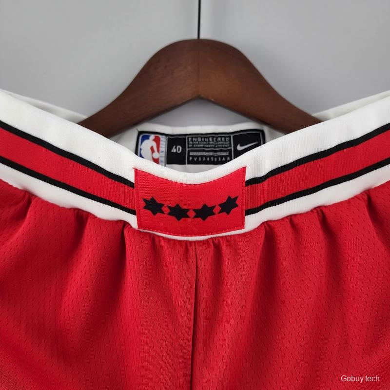 Chicago Bulls Red NBA Shorts 