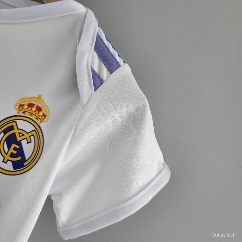 22/23 Real Madrid Home Baby Jersey 6-18 Month KM#0016