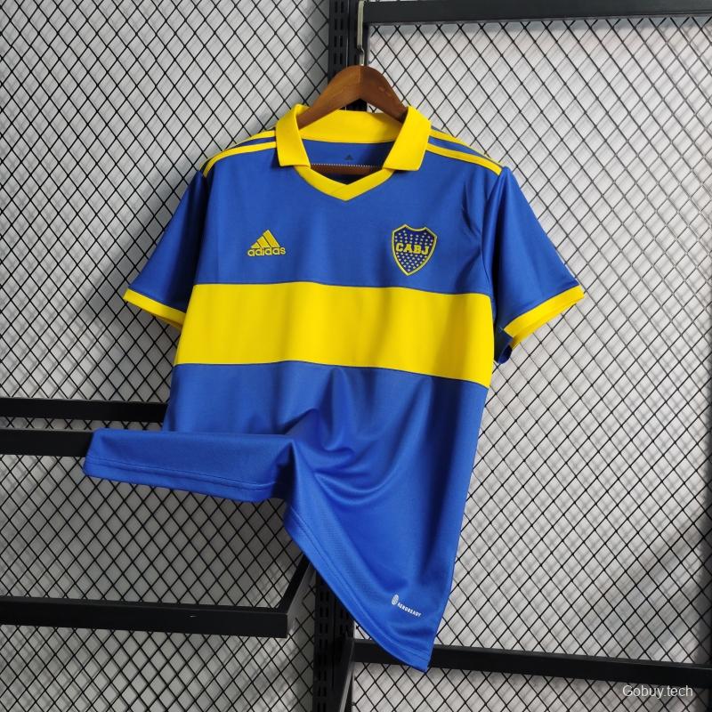 22/23 Boca Juniors Home Soccer Jersey