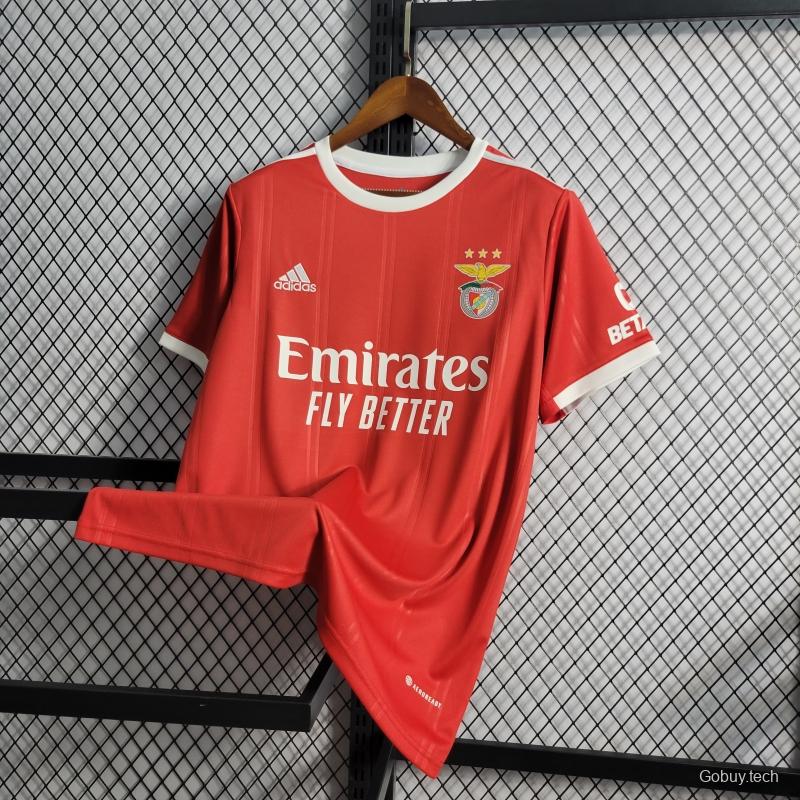 22/23 Benfica Home Soccer Jersey