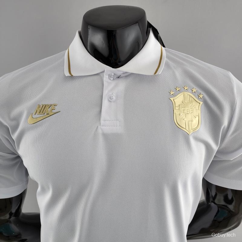 2022 POLO Brazil White Jersey