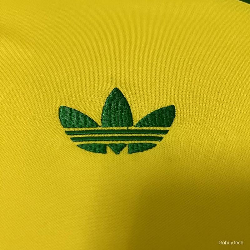 Retro 1978 Brazil Home Soccer Jersey