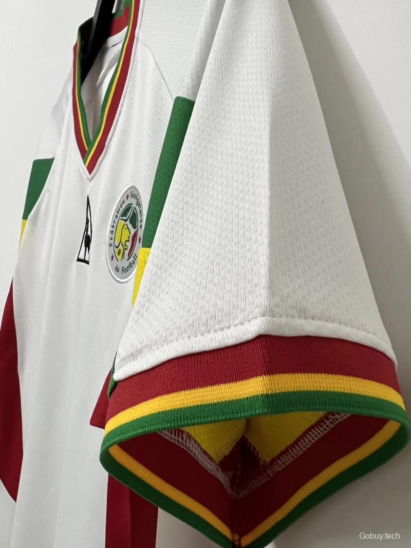 Retro 2002 Senegal White Jersey