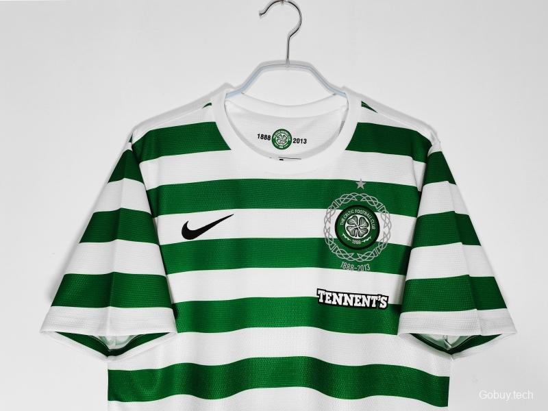 Retro 2012/13 Celtic Home 125th Anniversary Soccer Jersey