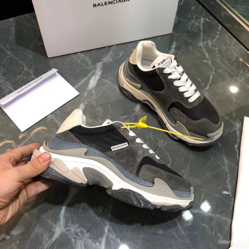 Men/Women Balenciaga Triple S Sneaker Dark Grey Item 6380340