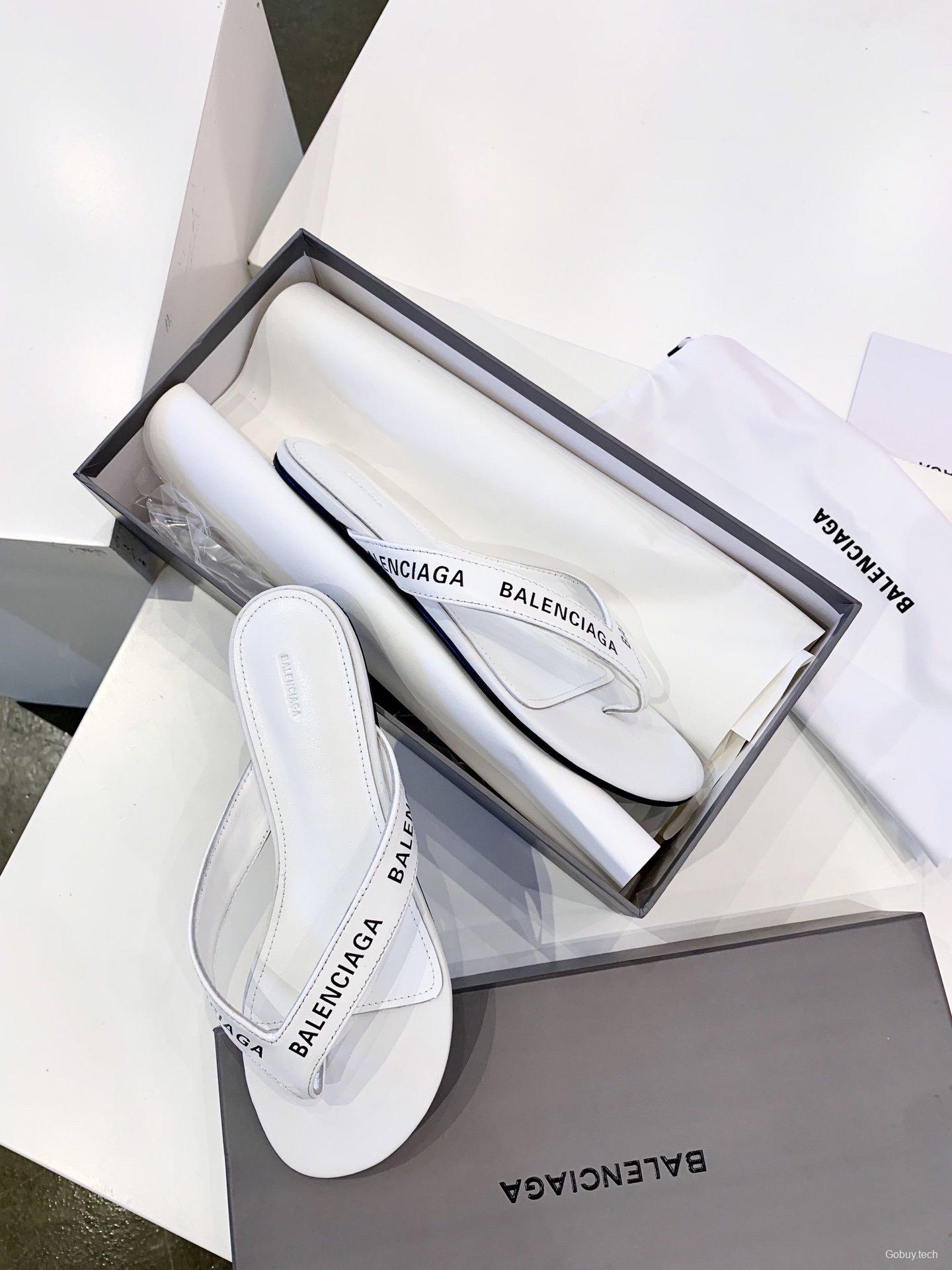 3 Color Men/Women Balenciaga Slipper White/Black/Silver