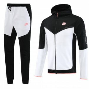 2023 Nike White Black Full Zipper Hoodie Jacket +Pants