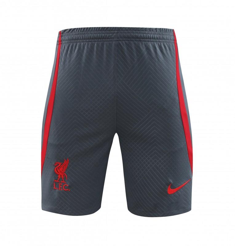 23-24 Liverpool White/Grey Grid Short Sleeve+Shorts