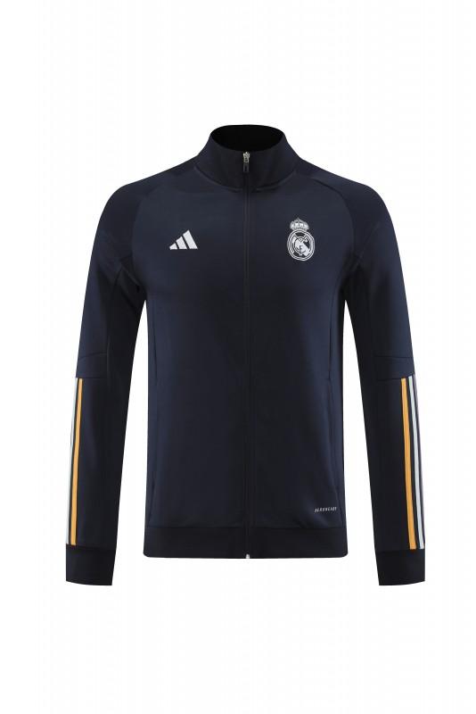 23 24 Real Madrid Navy  Full Zipper +Pants