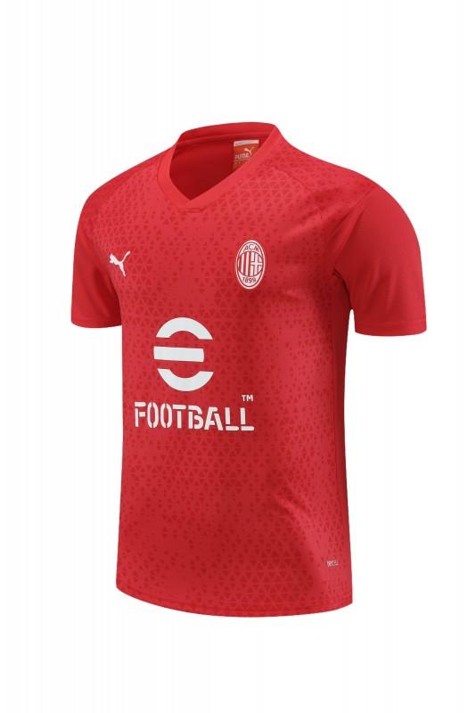 23 24 AC Milan Red Short Sleeve+Shorts