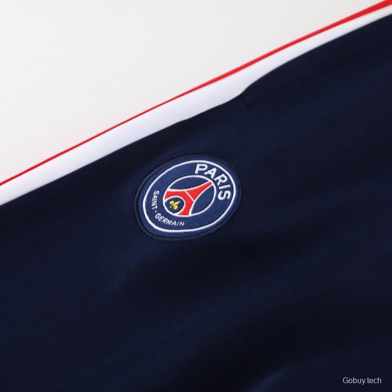 23/24 PSG Navy Red Full Zipper Jacket+Pants