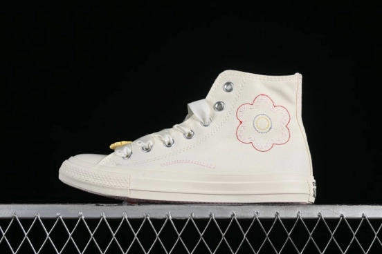 Converse All Star Retro Daisy Floral High Top Casual Sneakers - A05195C