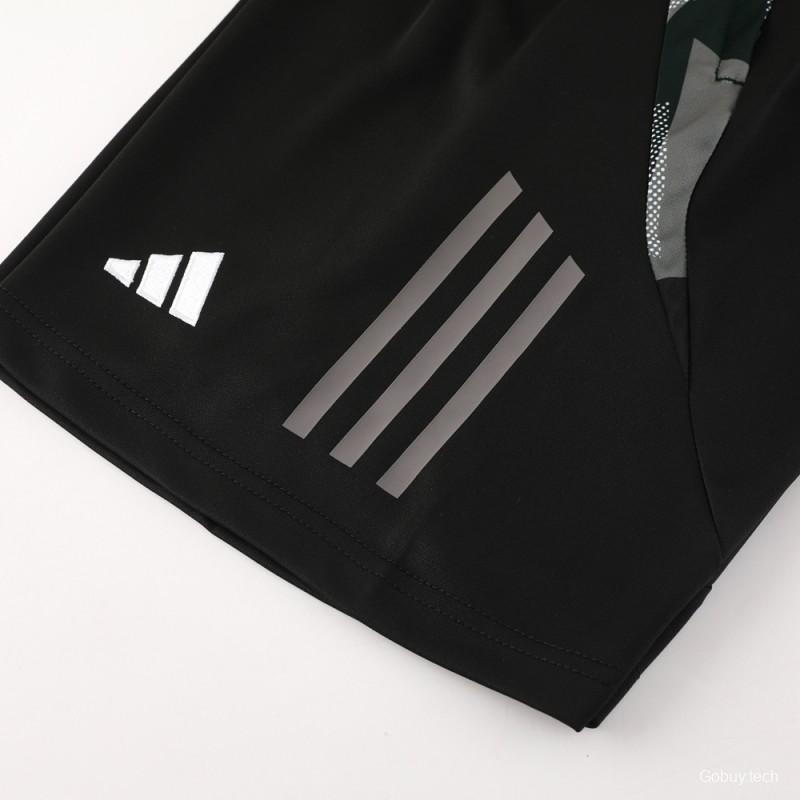 24/25 Adidas Black Short Sleeve Jersey+Shorts