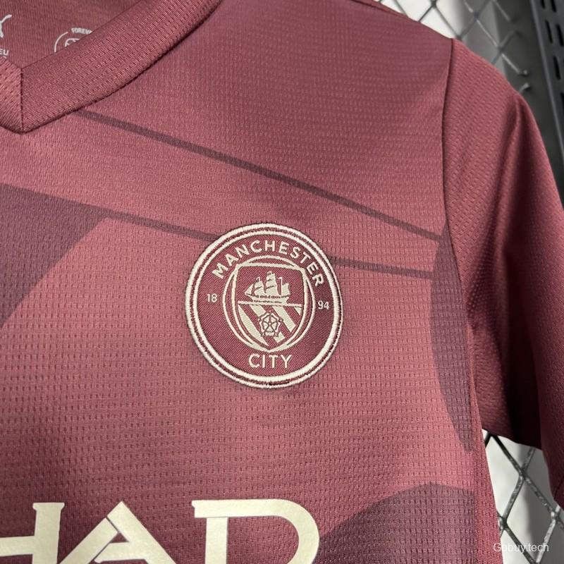 24/25 Kids Manchester City Third Jersey