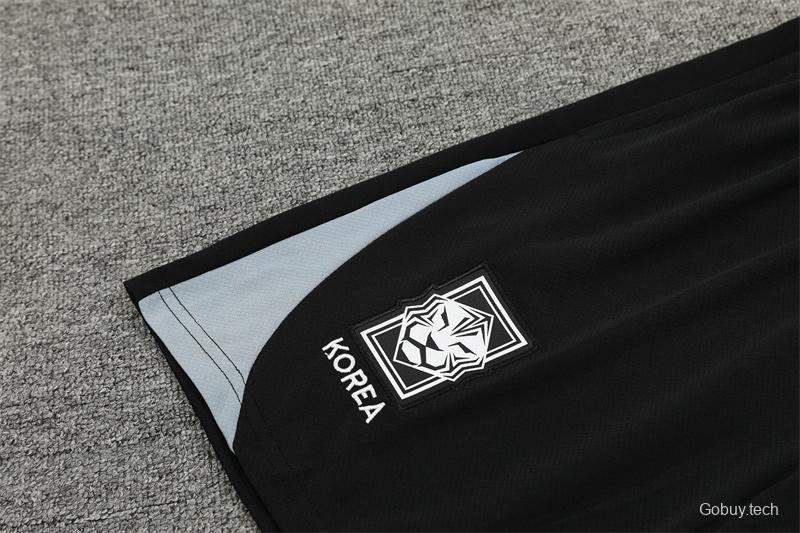 2024 South Korea Grey Short Sleeve Jersey+Shorts