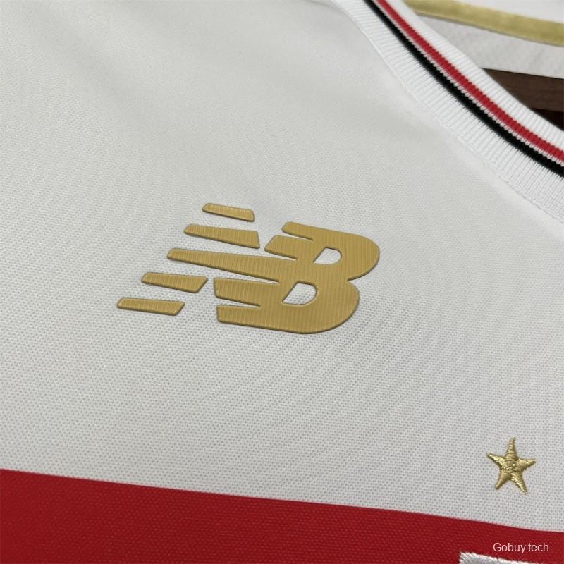 25/26 Women Sao Paulo Home Jersey With Chest Sponsor