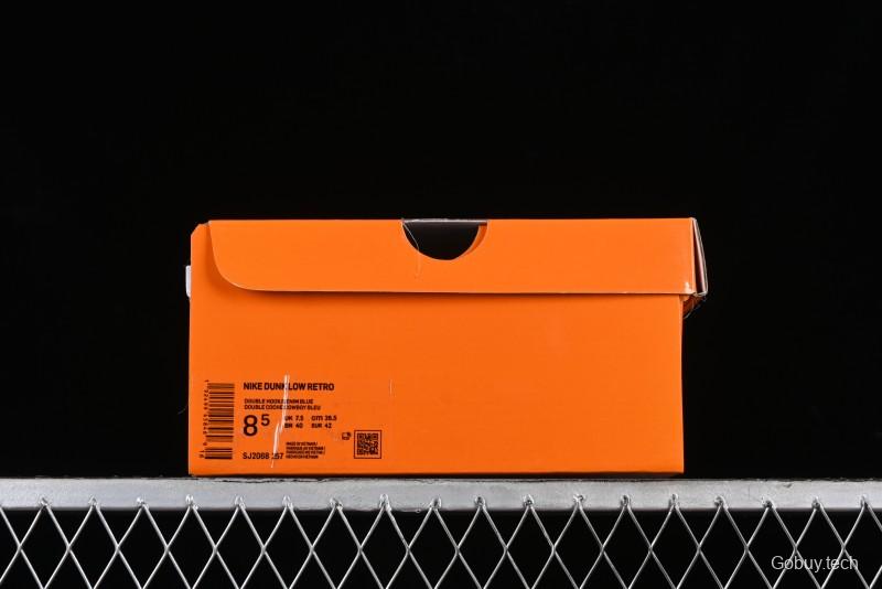 Nike SB Dunk Low LV Collaboration - Blue Denim Print Anniversary High-End Custom Low-Top Casual Skate Shoes - SJ2068-257