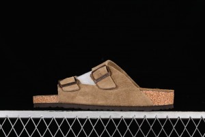 Birkenstock Birkenstock Sandals Series Soft Suede Leather with Lambswool Insole and Cork Midsole - G.D4