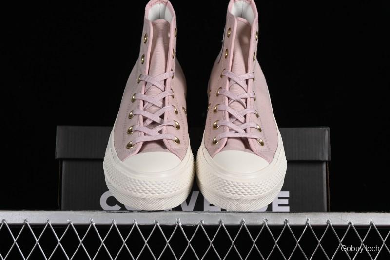 Converse All Star Lift High Top Platform Canvas Sneakers with Chunky Sole - A10431C
