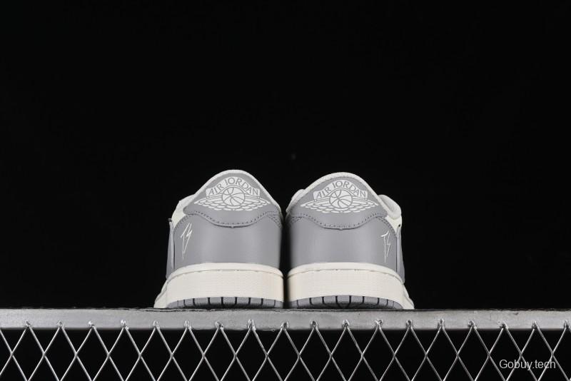 Nike Travis Scott x Fragment Design x Air Jordan 1 Low OG SP AJ1 Collaboration Sneakers - DM7866-021